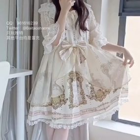 白丝洛丽塔，带超长自慰