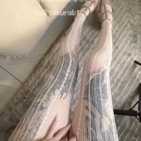 #九条南无 蕾丝网袜