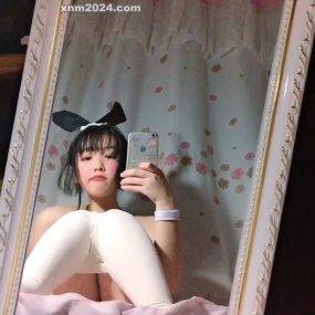 #福利姬 #奶酪陷阱 白丝兔女郎自慰